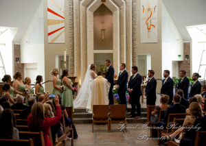 Janelle & Jay at St. Kieran Catholic Church Shelby Twp. MI wedding photograph