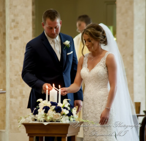 Janelle & Jay at St. Kieran Catholic Church Shelby Twp. MI wedding photograph