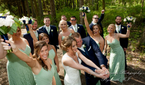 Janelle & Jay at Indianwood Golf & Country Club Lake Orion MI wedding photograph