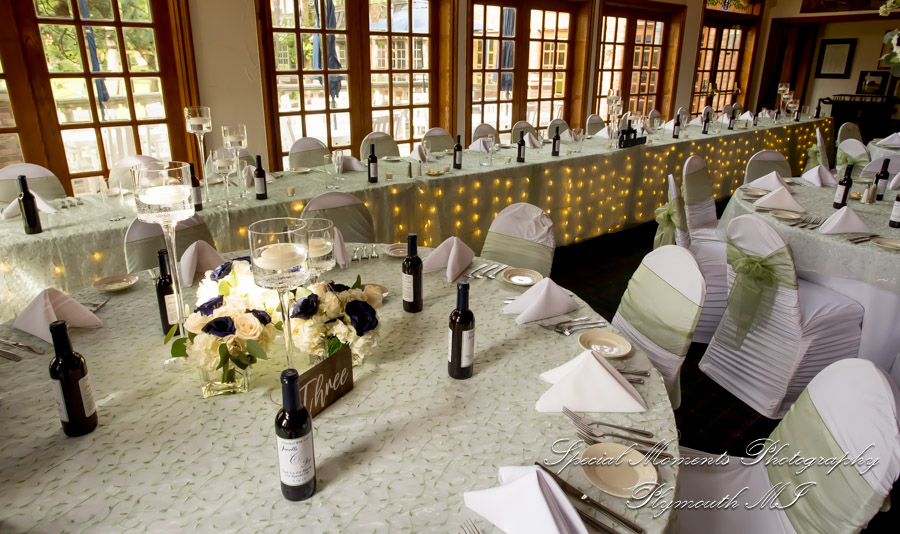 Janelle & Jay at Indianwood Golf & Country Club Lake Orion MI wedding photograph