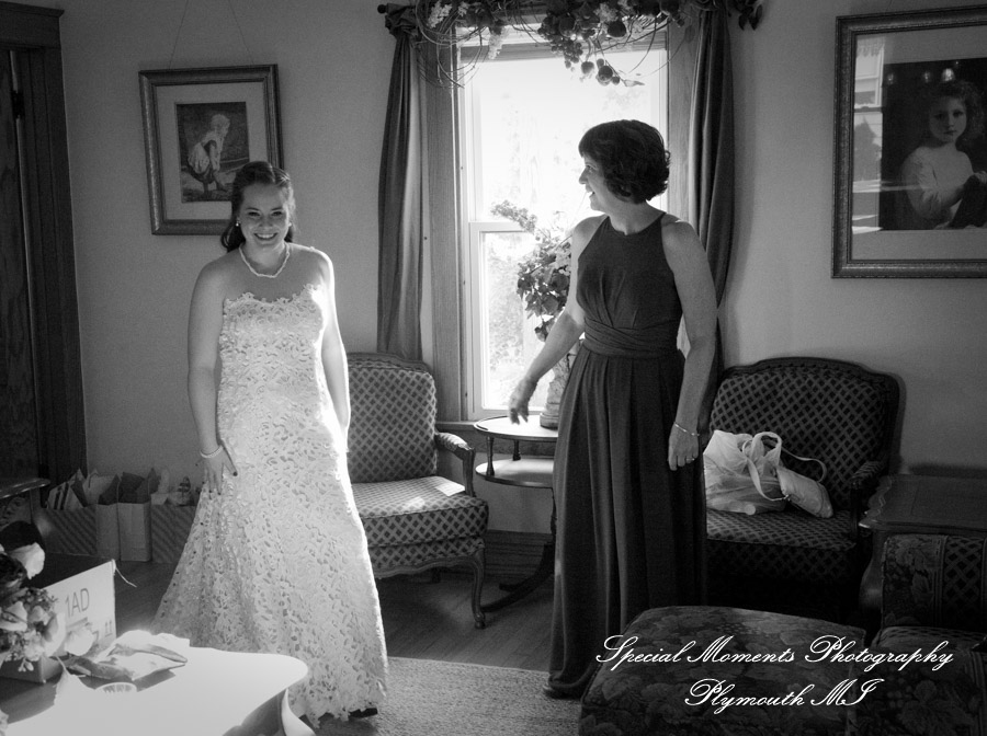 Chandler & Dan at Wellers of Saline MI wedding photography