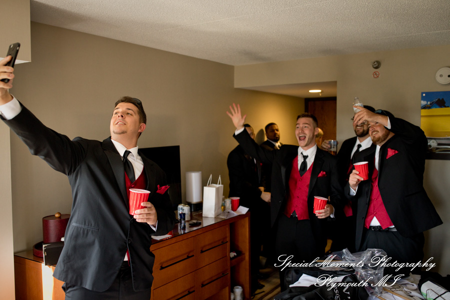 Janine & Yogi at Canterbury Castle Chapel Lake Orion MI wedding photography