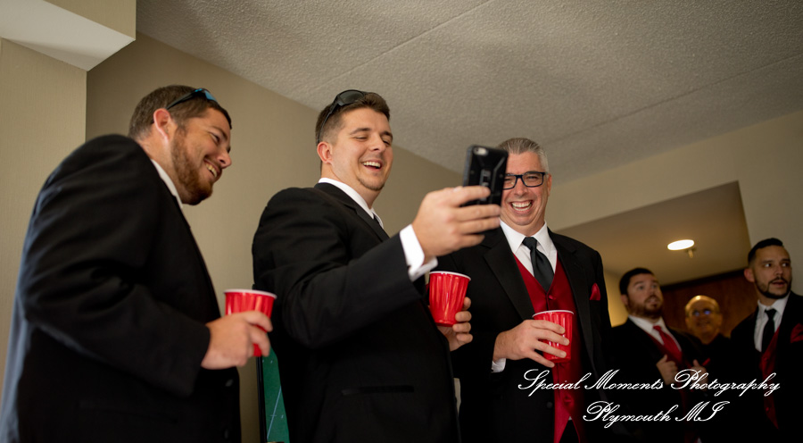 Janine & Yogi at Canterbury Castle Chapel Lake Orion MI wedding photography