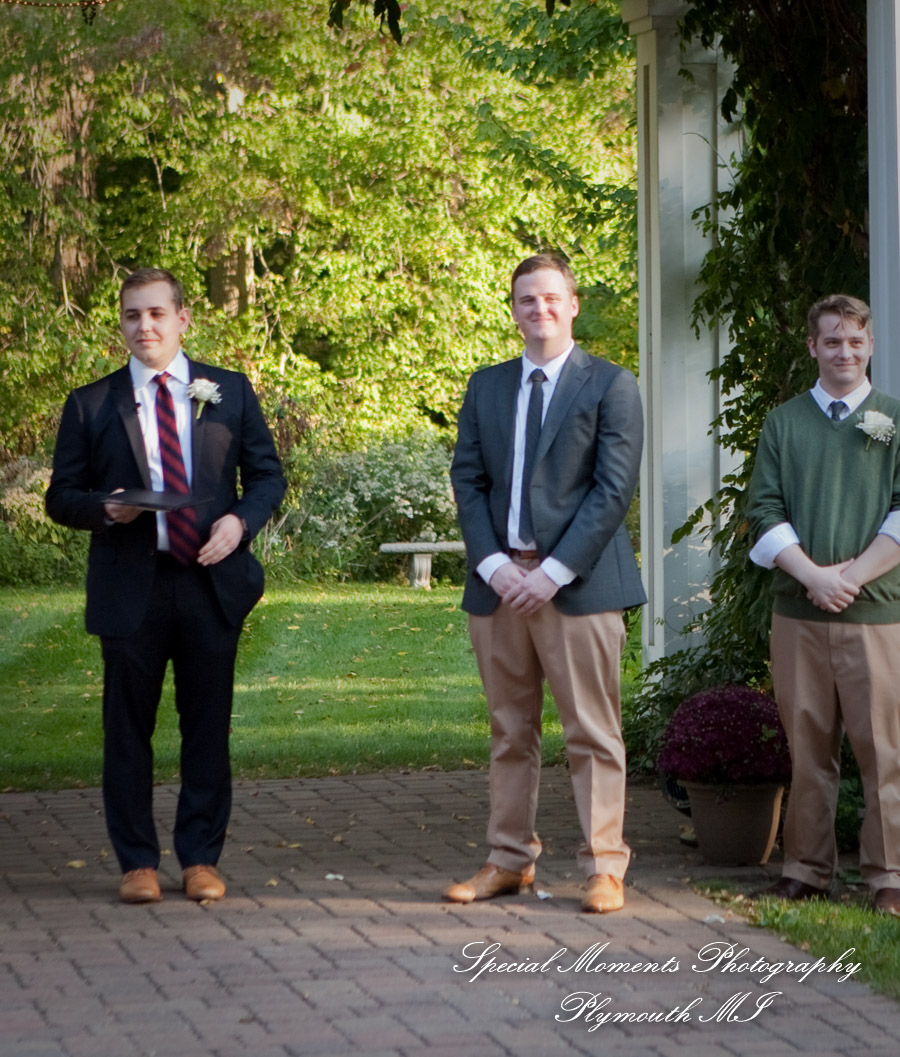 Chandler & Dan at Wellers of Saline MI wedding photography