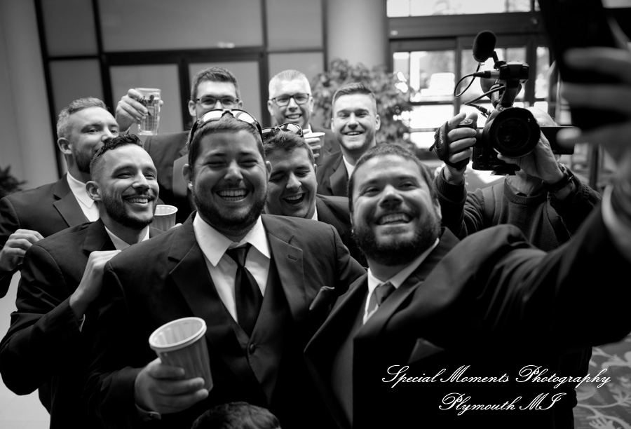 Janine & Yogi at Canterbury Castle Chapel Lake Orion MI wedding photography