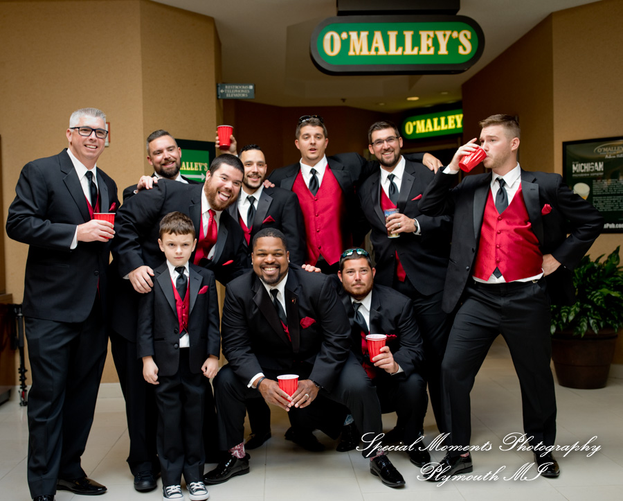 Janine & Yogi at Canterbury Castle Chapel Lake Orion MI wedding photography