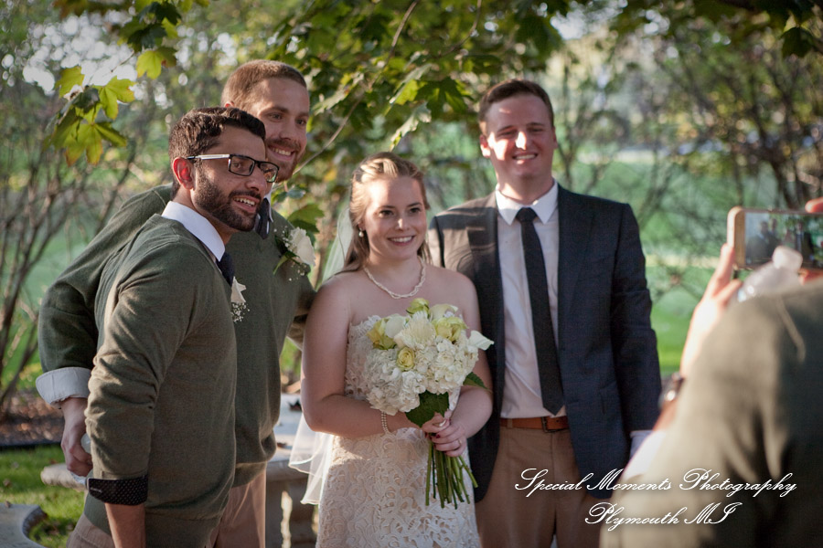 Chandler & Dan at Wellers of Saline MI wedding photography