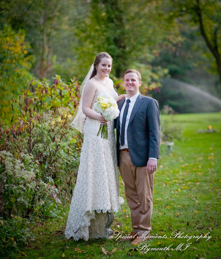 Chandler & Dan at Wellers of Saline MI wedding photography