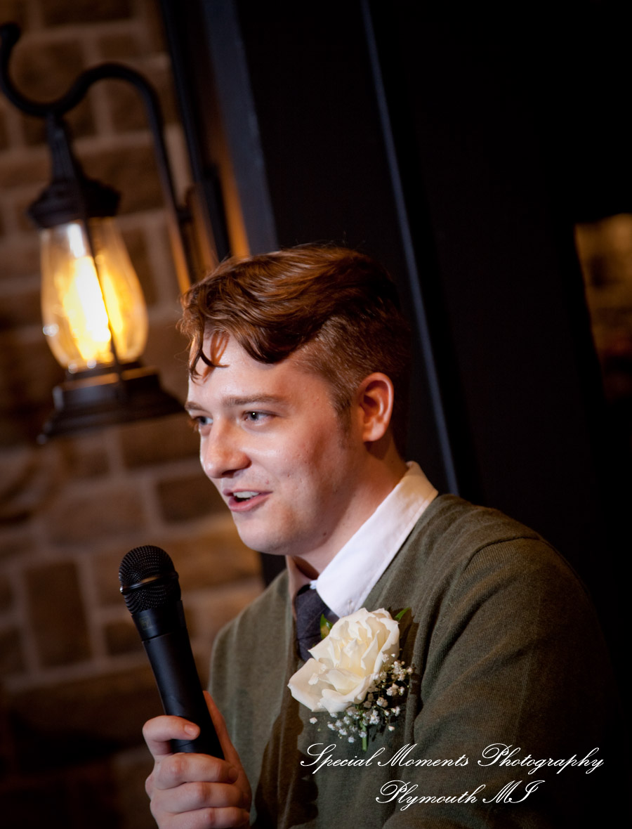 Chandler & Dan at Wellers of Saline MI wedding photography