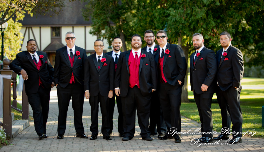 Janine & Yogi at Canterbury Castle Chapel Lake Orion MI wedding photography