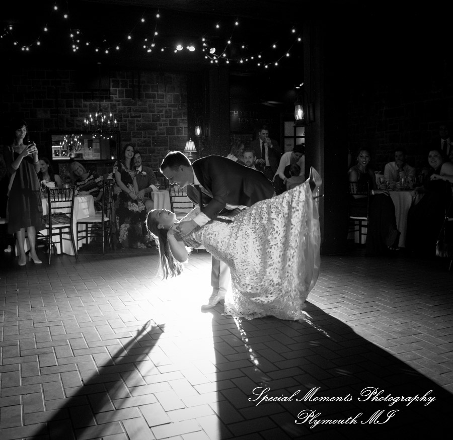 Chandler & Dan at Wellers of Saline MI wedding photography