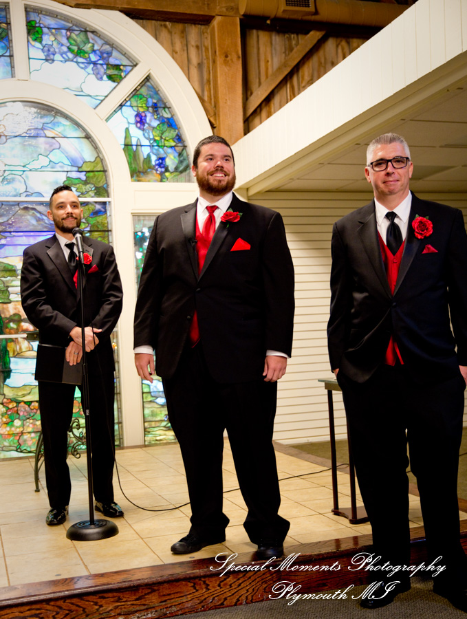 Janine & Yogi at Canterbury Castle Chapel Lake Orion MI wedding photography