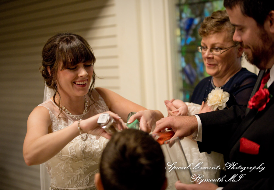 Janine & Yogi at Canterbury Castle Chapel Lake Orion MI wedding photography