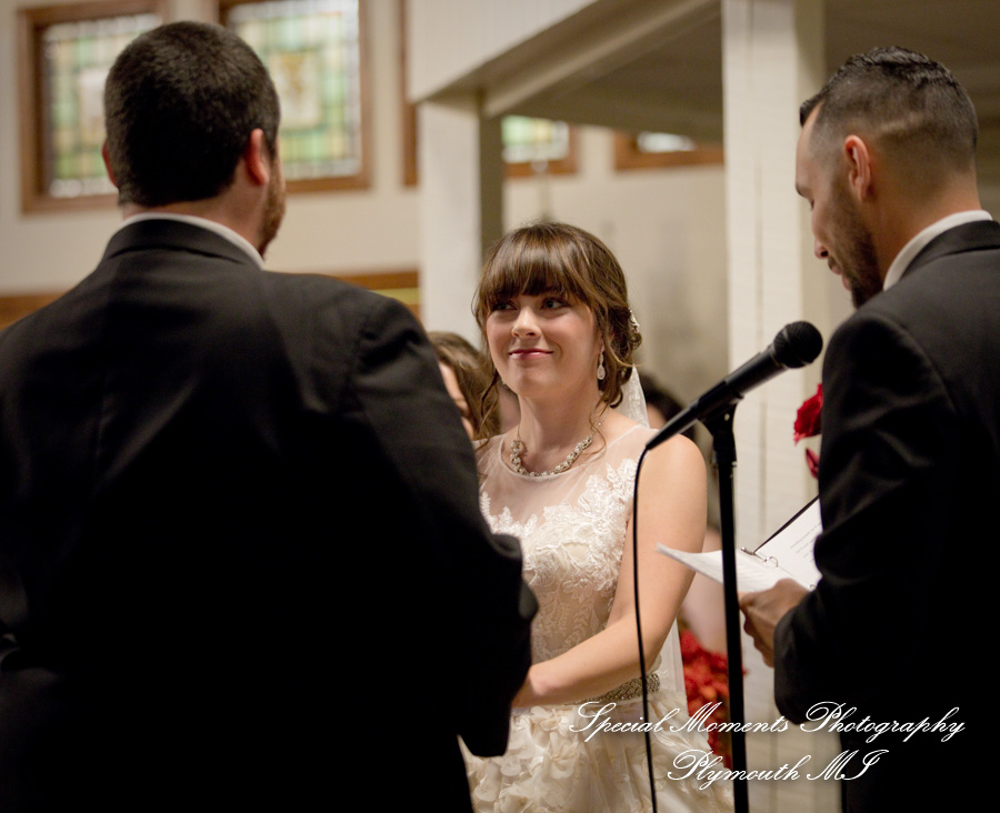 Janine & Yogi at Canterbury Castle Chapel Lake Orion MI wedding photography