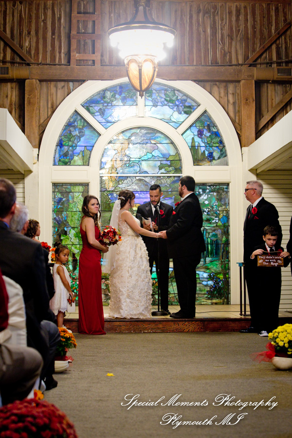 Janine & Yogi at Canterbury Castle Chapel Lake Orion MI wedding photography