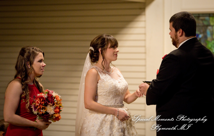 Janine & Yogi at Canterbury Castle Chapel Lake Orion MI wedding photography