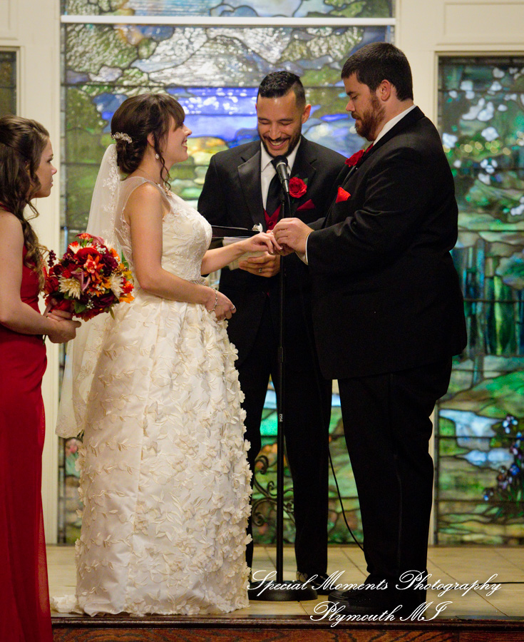 Janine & Yogi at Canterbury Castle Chapel Lake Orion MI wedding photography