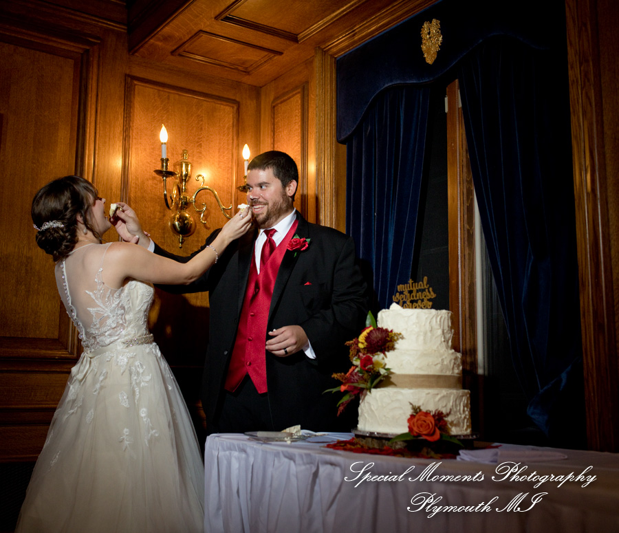 Janine & Yogi at Canterbury Castle Chapel Lake Orion MI wedding photography