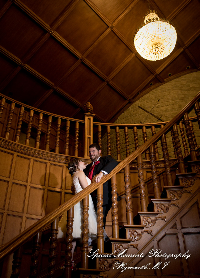 Janine & Yogi at Canterbury Castle Chapel Lake Orion MI wedding photography