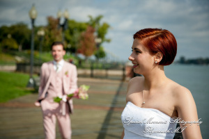 Eliza & Troy at Chateau On The River Trenton MI wedding photography
