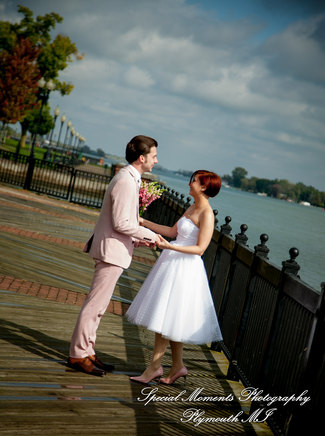 Eliza & Troy at Chateau On The River Trenton MI wedding photography