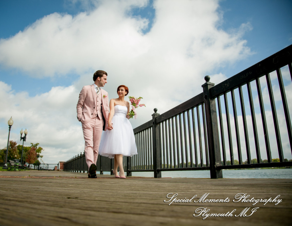 Eliza & Troy at Chateau On The River Trenton MI wedding photography