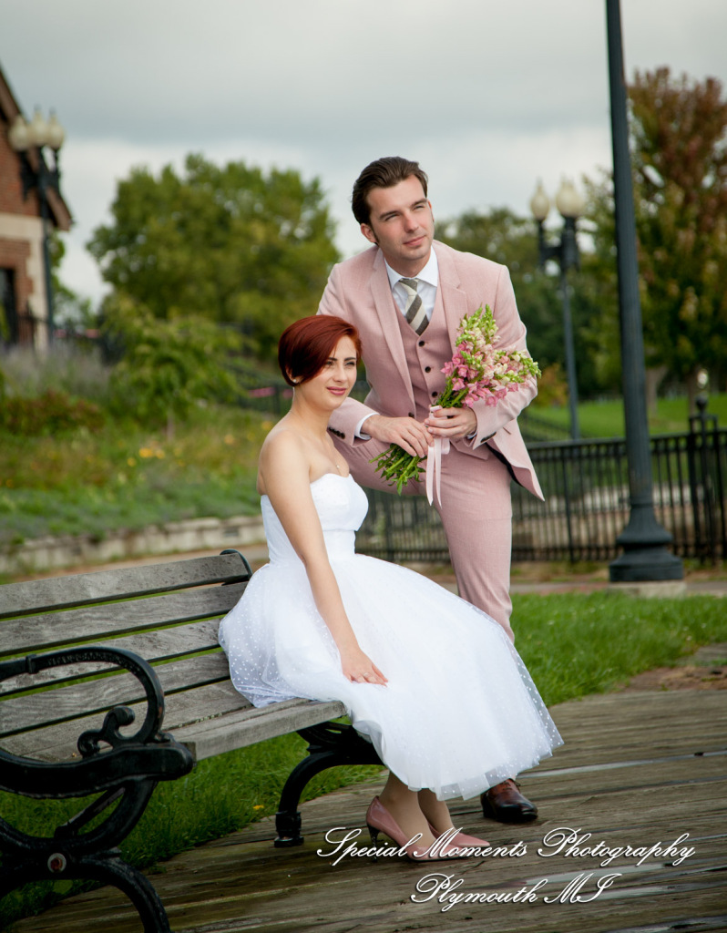 Eliza & Troy at Chateau On The River Trenton MI wedding photography