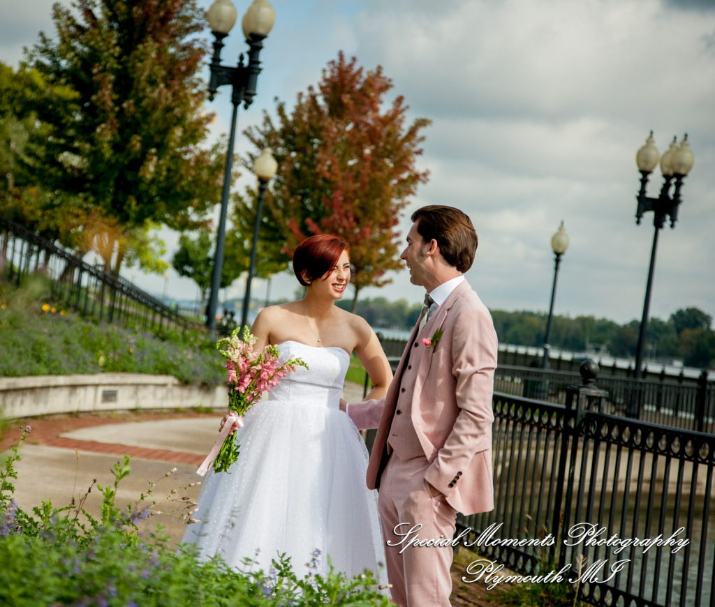 Eliza & Troy at Chateau On The River Trenton MI wedding photography