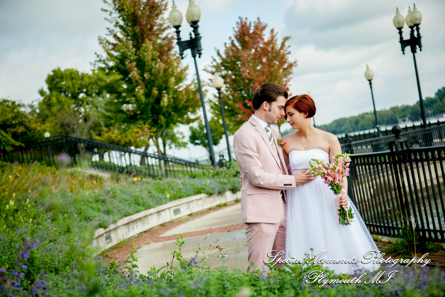 Eliza & Troy at Chateau On The River Trenton MI wedding photography
