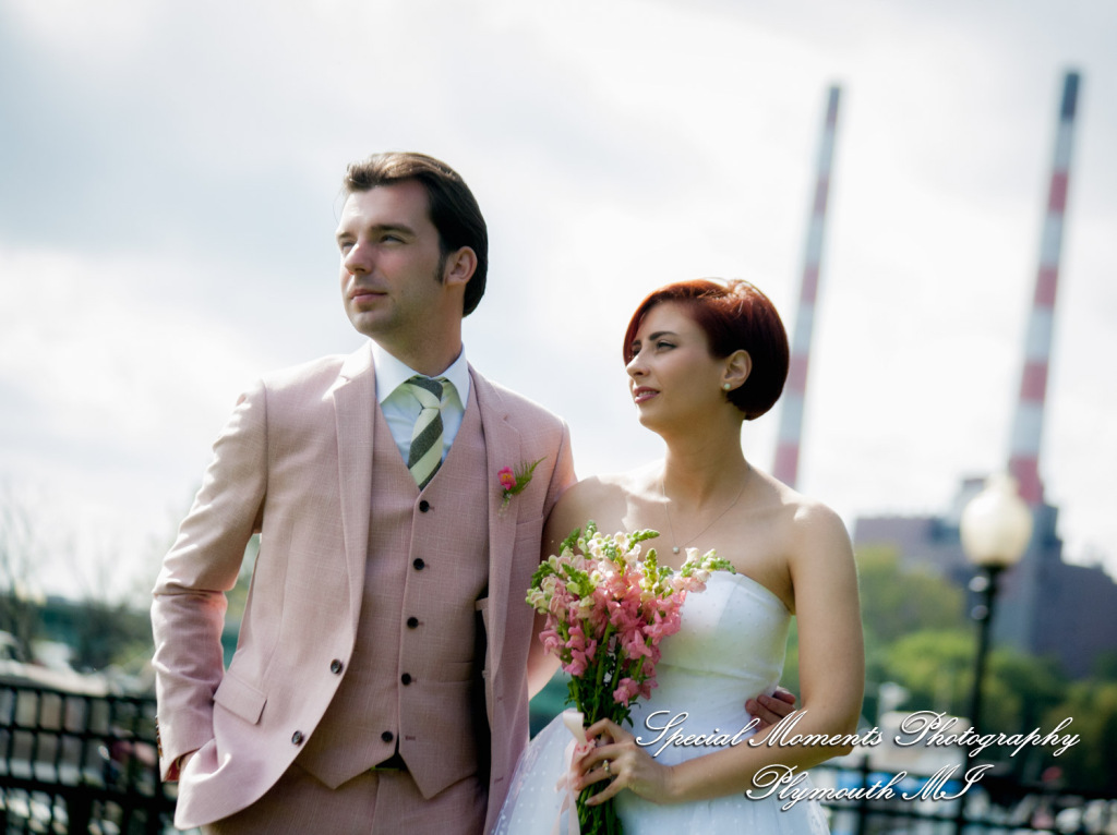 Eliza & Troy at Chateau On The River Trenton MI wedding photography