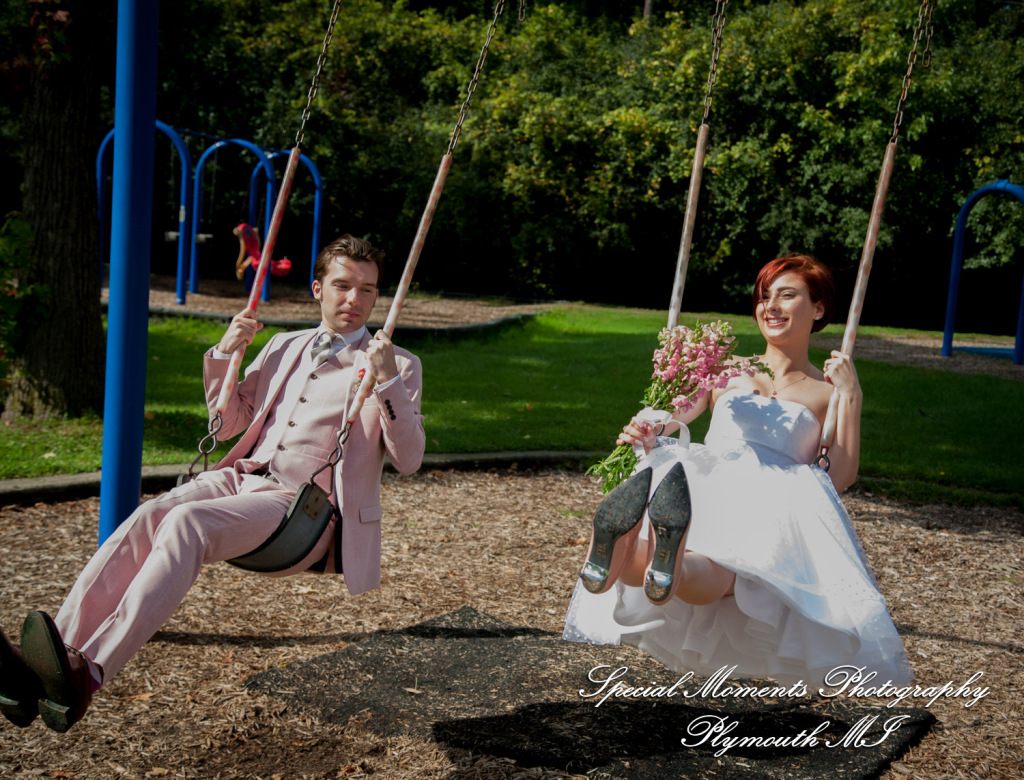 Eliza & Troy at Chateau On The River Trenton MI wedding photography