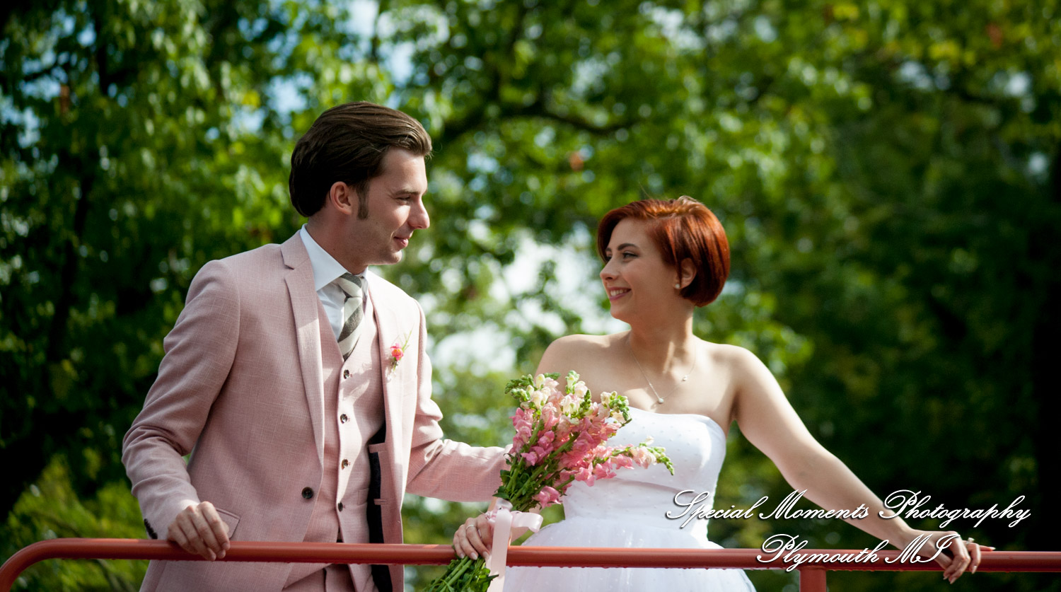 Eliza & Troy at Chateau On The River Trenton MI wedding photography