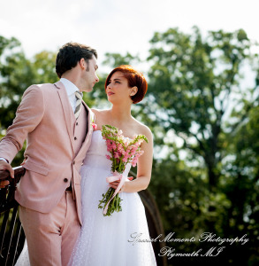Eliza & Troy at Chateau On The River Trenton MI wedding photography
