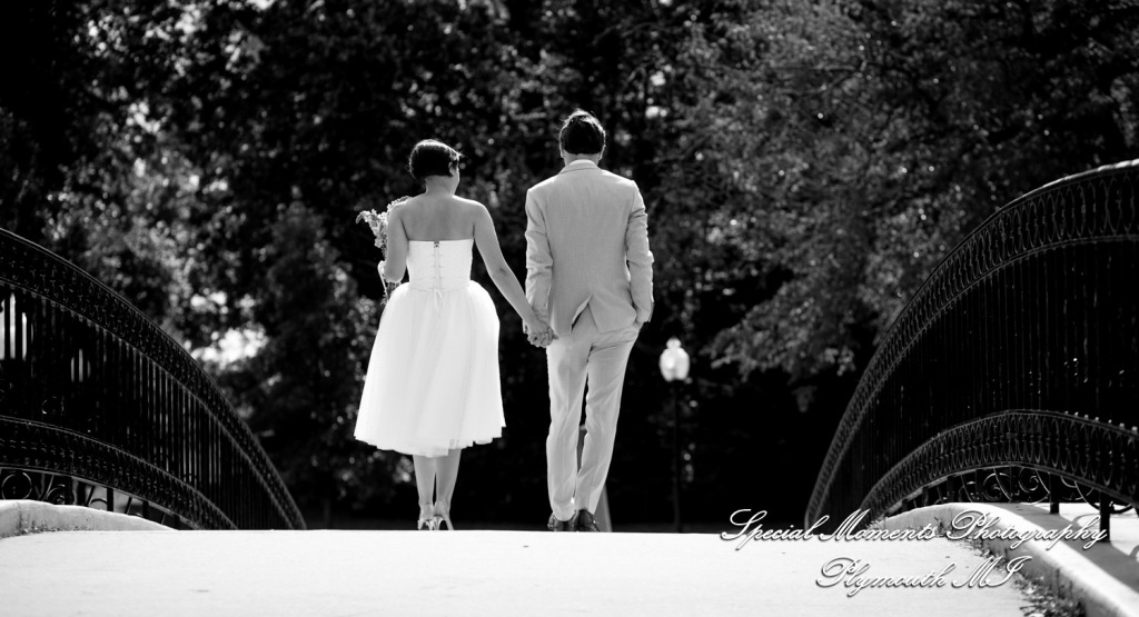 Eliza & Troy at Chateau On The River Trenton MI wedding photography