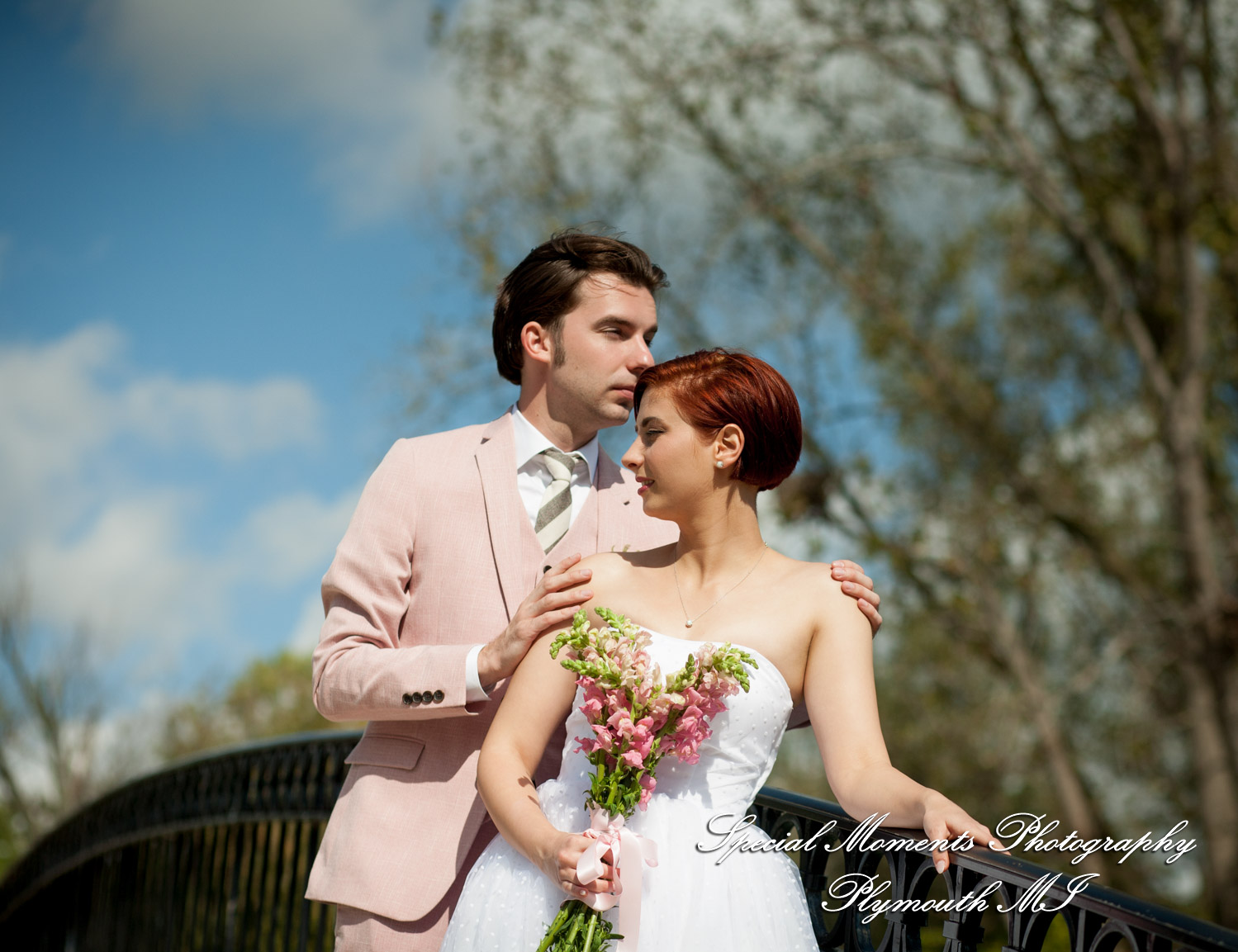 Eliza & Troy at Chateau On The River Trenton MI wedding photography