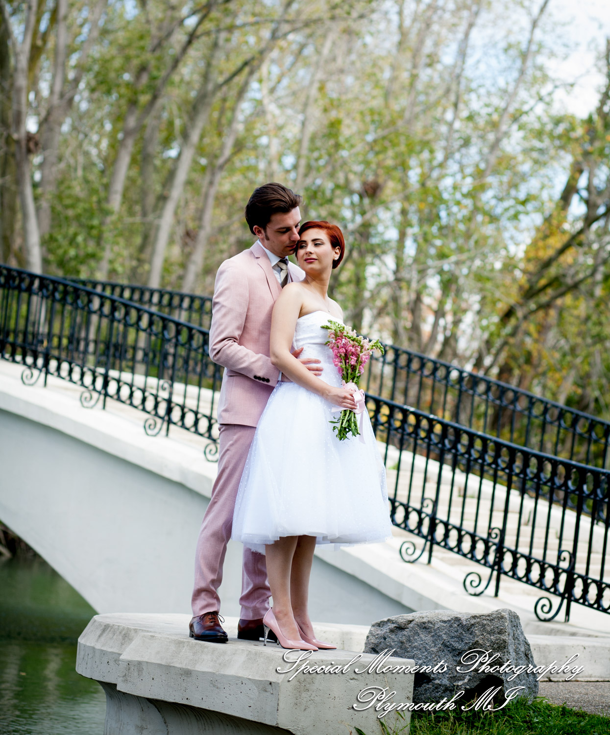 Eliza & Troy at Chateau On The River Trenton MI wedding photography