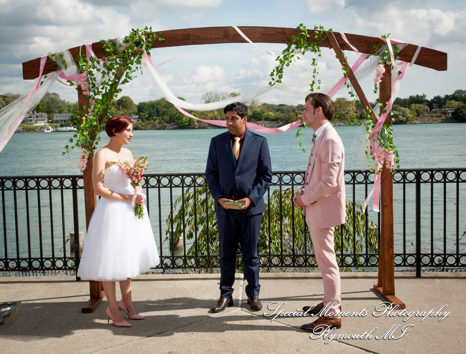 Eliza & Troy at Chateau On The River Trenton MI wedding photography