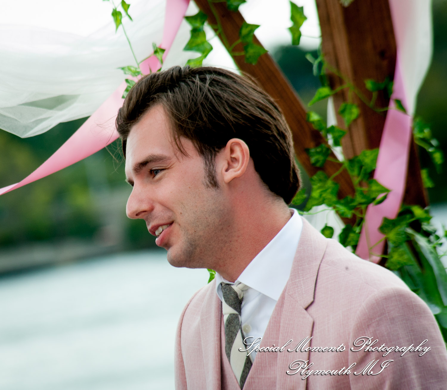 Eliza & Troy at Chateau On The River Trenton MI wedding photography