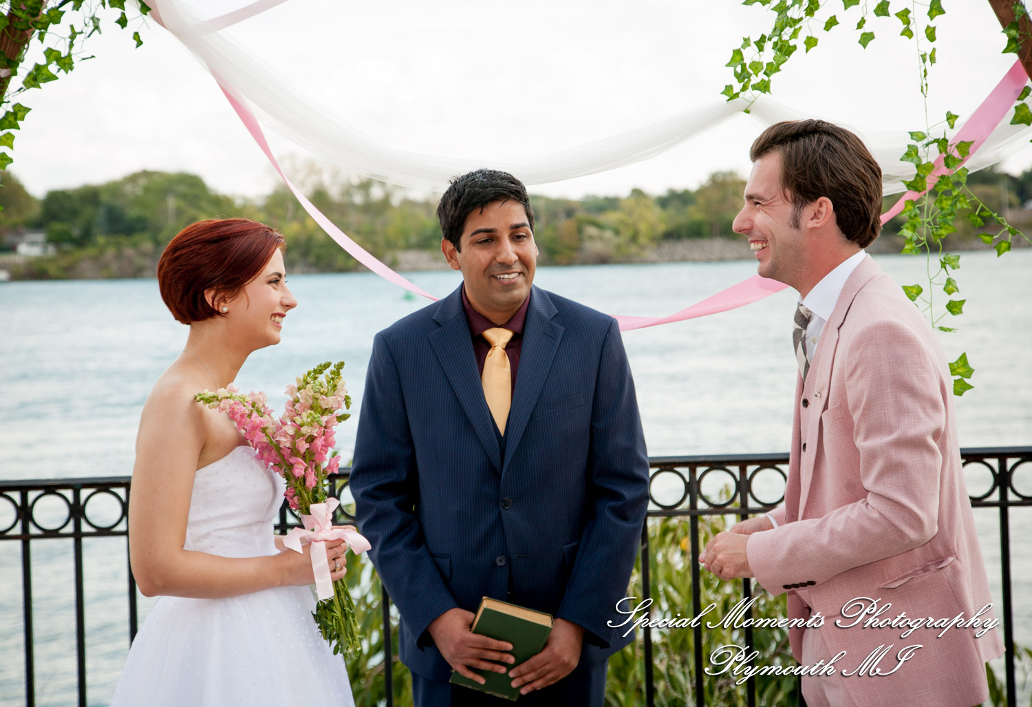 Eliza & Troy at Chateau On The River Trenton MI wedding photography