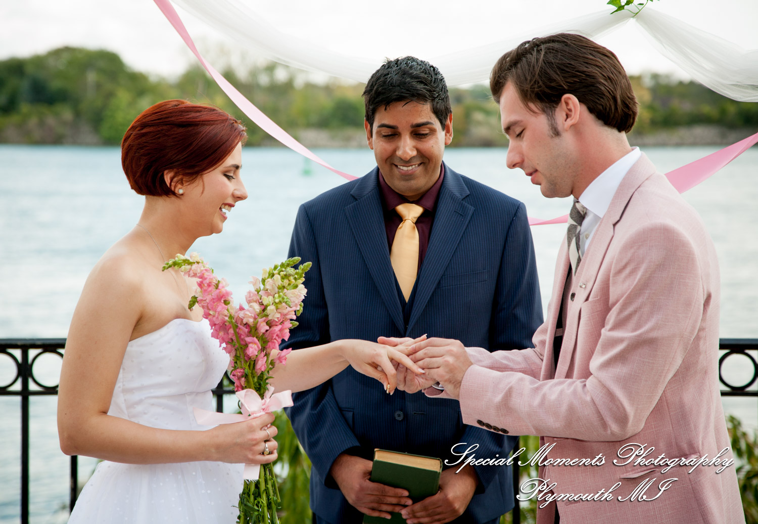 Eliza & Troy at Chateau On The River Trenton MI wedding photography