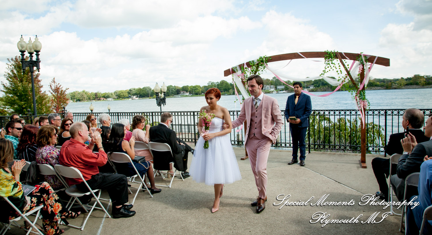 Eliza & Troy at Chateau On The River Trenton MI wedding photography