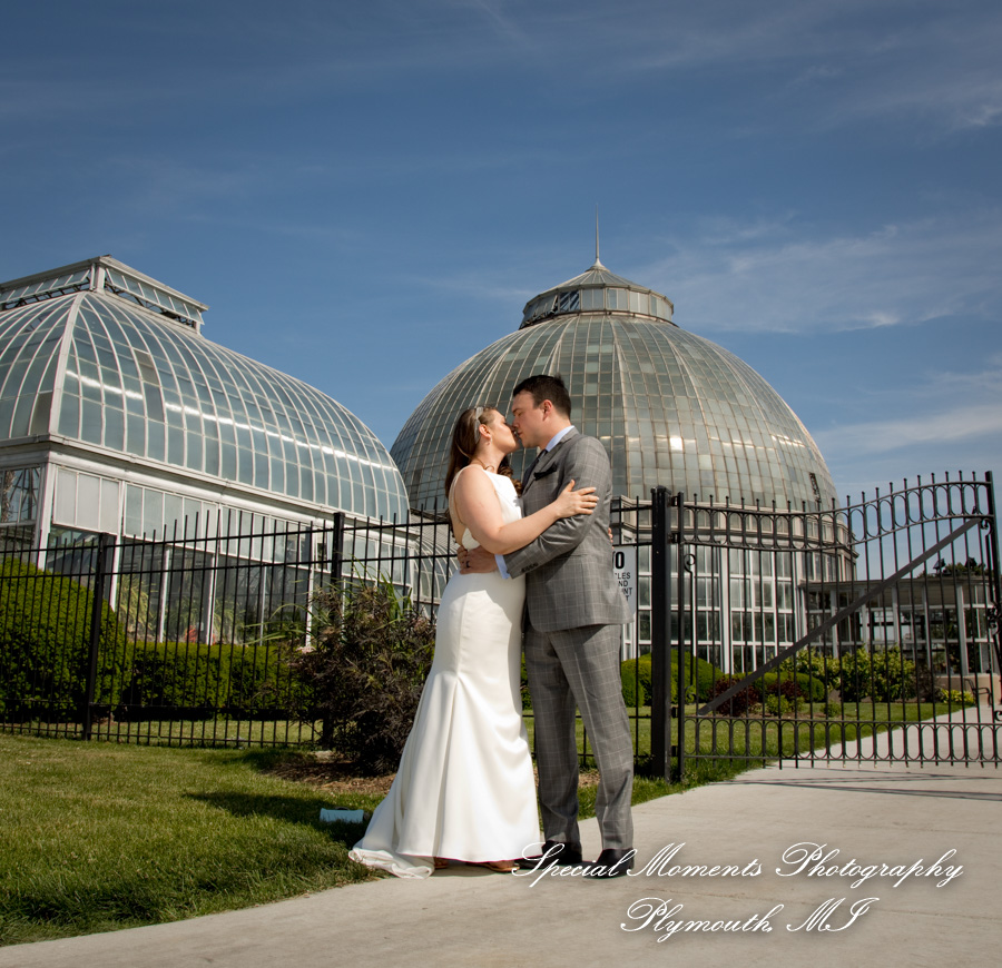 Andrea & Nicholas at Belle Isle Conservatory Detroit MI wedding photography