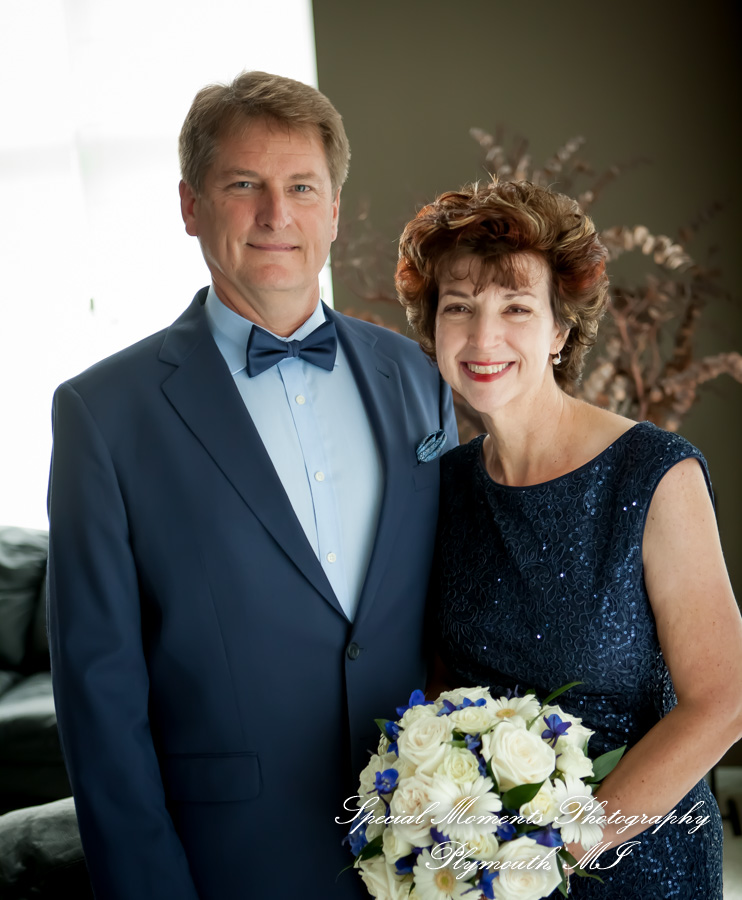 Dawn & Jeff at a backyard Micro wedding in MI wedding photography