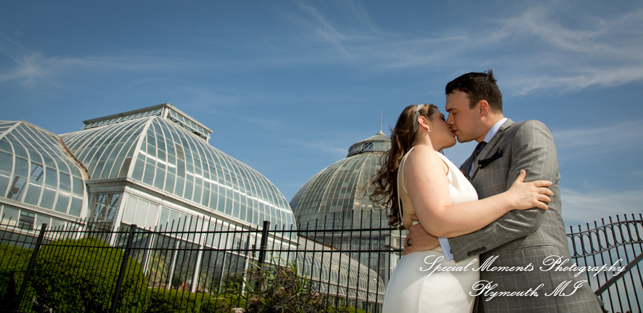Andrea & Nicholas at Belle Isle Conservatory Detroit MI wedding photography