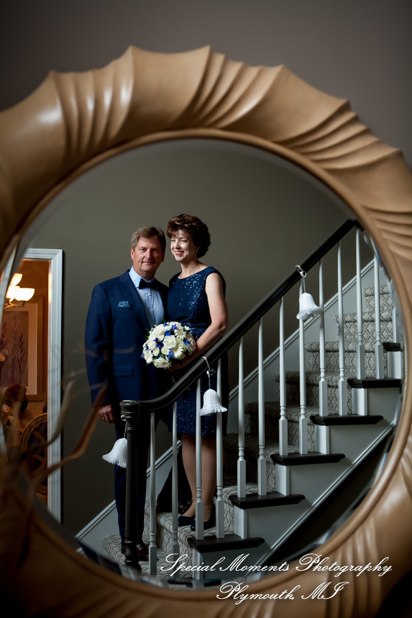 Dawn & Jeff at a backyard Micro wedding in MI wedding photography