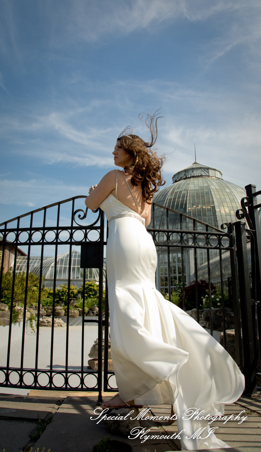 Andrea & Nicholas at Belle Isle Conservatory Detroit MI wedding photography