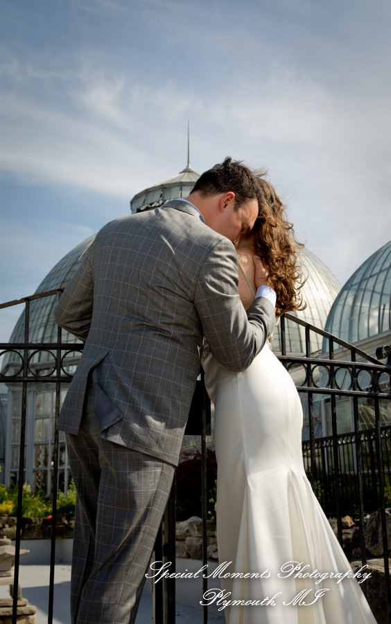 Andrea & Nicholas at Belle Isle Conservatory Detroit MI wedding photography
