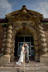 Andrea & Nicholas at Belle Isle Conservatory Detroit MI wedding photography