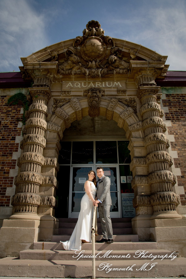Andrea & Nicholas at Belle Isle Conservatory Detroit MI wedding photography