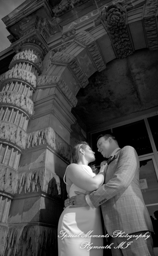 Andrea & Nicholas at Belle Isle Conservatory Detroit MI wedding photography